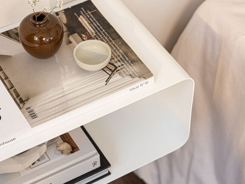 Стальная подвесная прикроватная тумбочка с порошковым покрытием Metallbude NELIO ARCH-00123617 - Вид №7