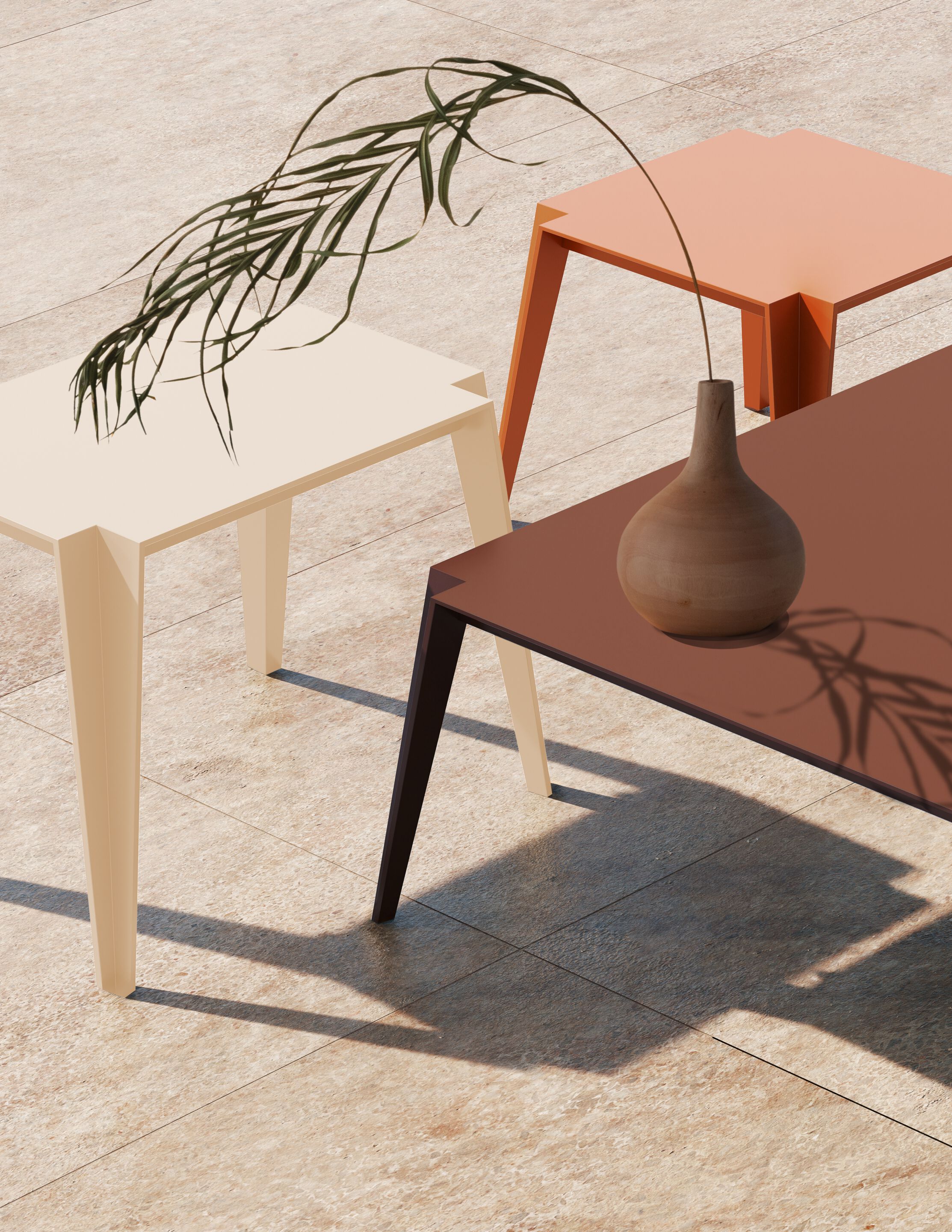 Алюминиевый штабелируемый квадратный стол Walters Avant ARCH-00144228 - Вид №2