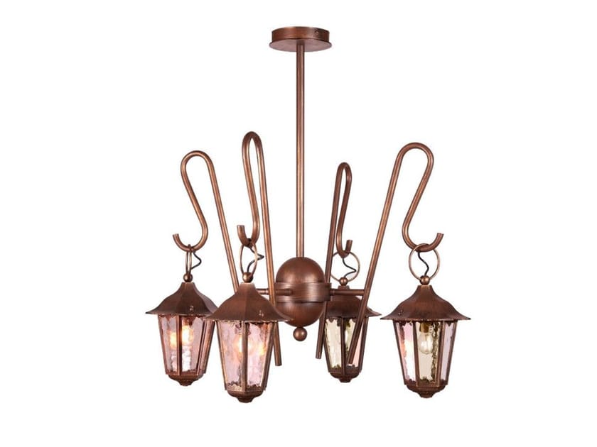 Металлический светодиодный потолочный светильник Lampex Italiana Пираты ARCH-00135553