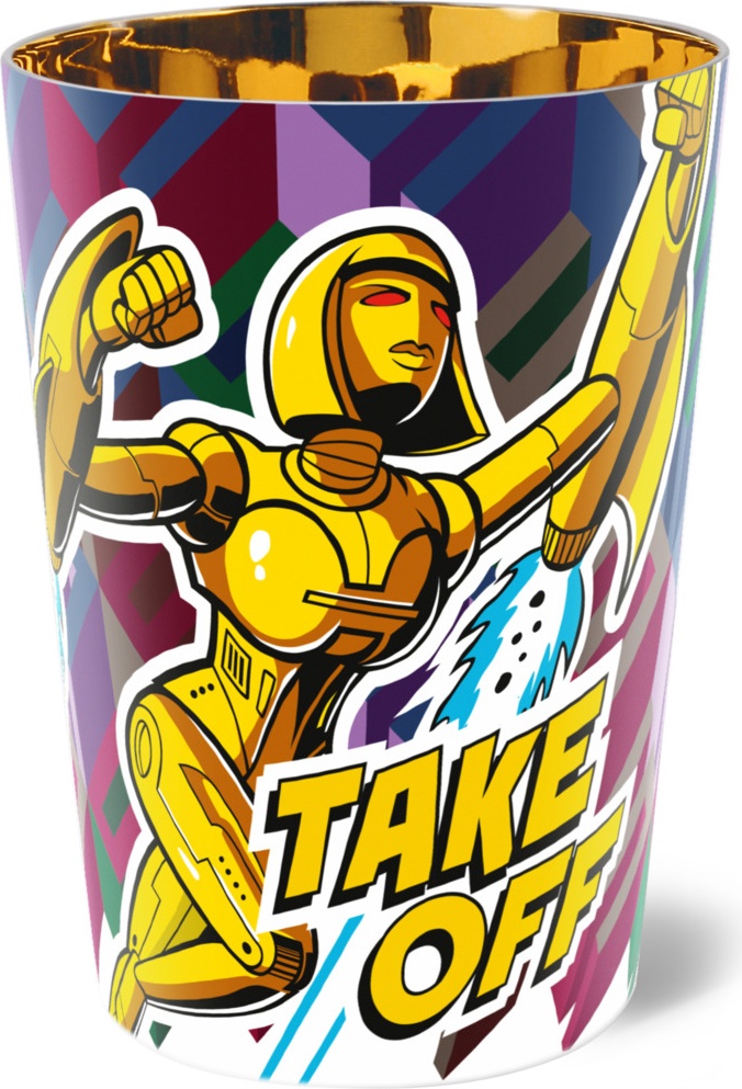 10650436 Sieger by Furstenberg Кубок для воды Sieger by Furstenberg " Глоток золота. Ангел -А" 350мл Фарфор 