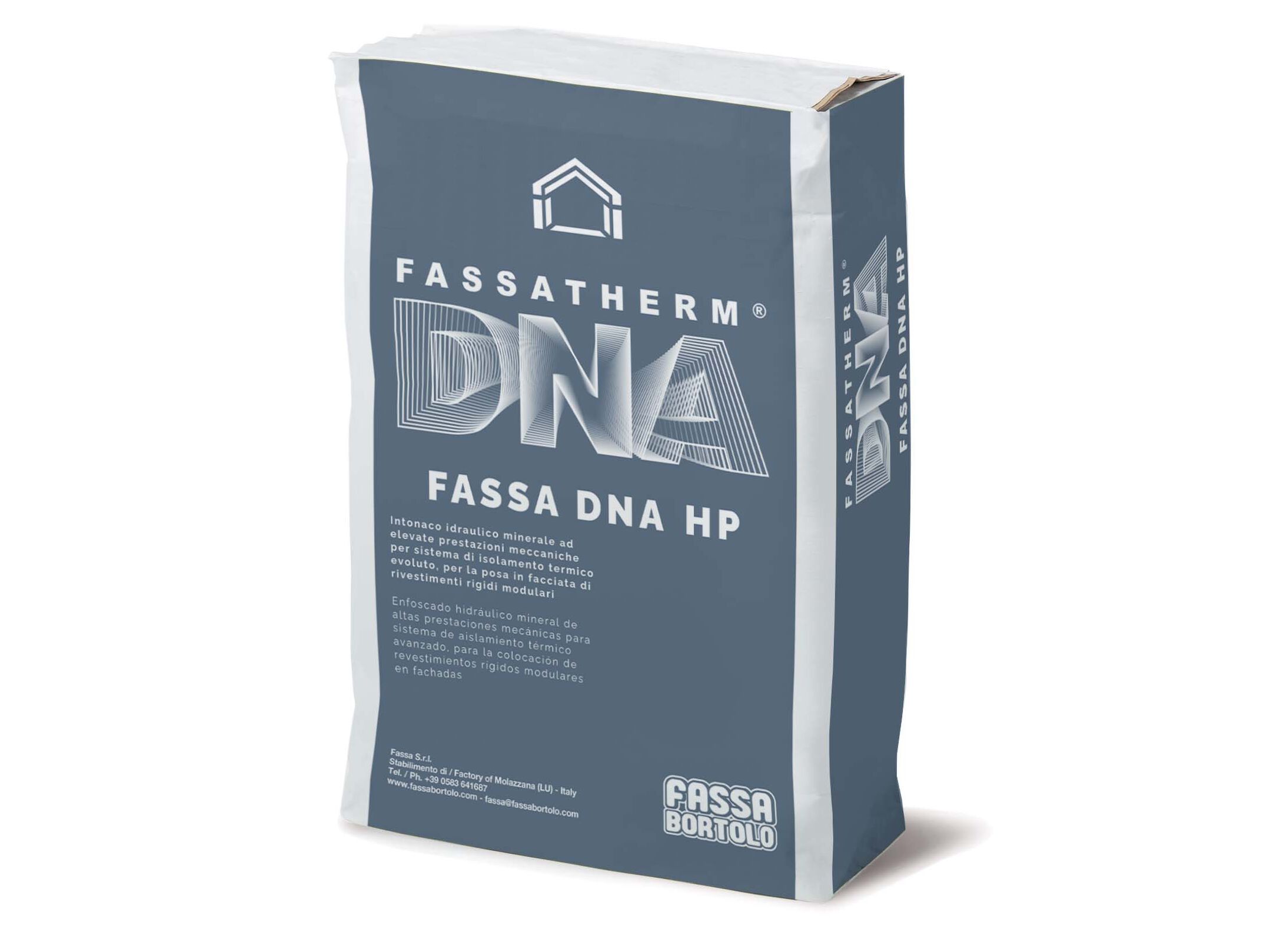 Высокоэффективная минеральная гидравлическая штукатурка FASSA FASSATHERM DNA ARCH-00020663
