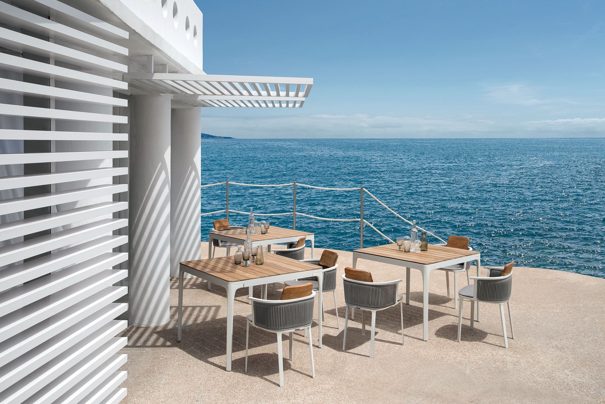 Алюминиевый штабелируемый садовый стул Ethimo Nicolette ARCH-00119635 - Вид №13