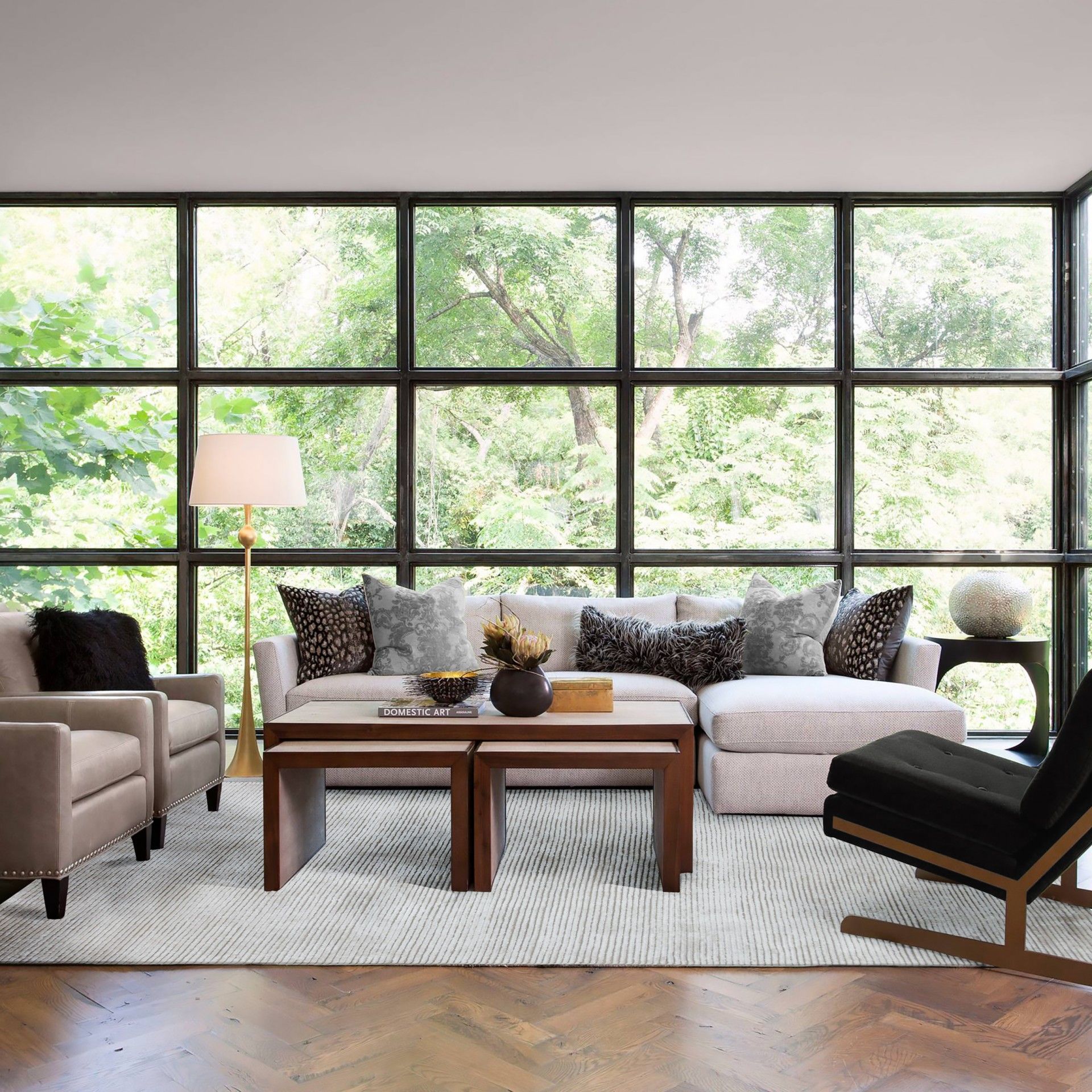 Сплошной цвет прямоугольный ковер Ademi Exclusive ARCH-00037831 - Вид №3