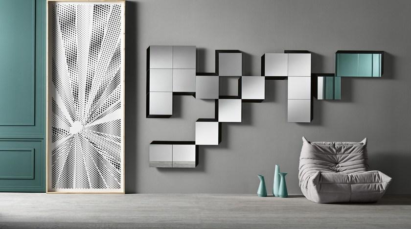 Tonelli Design Зеркало настенное прямоугольное в раме sun-id-1385776 - Вид №3