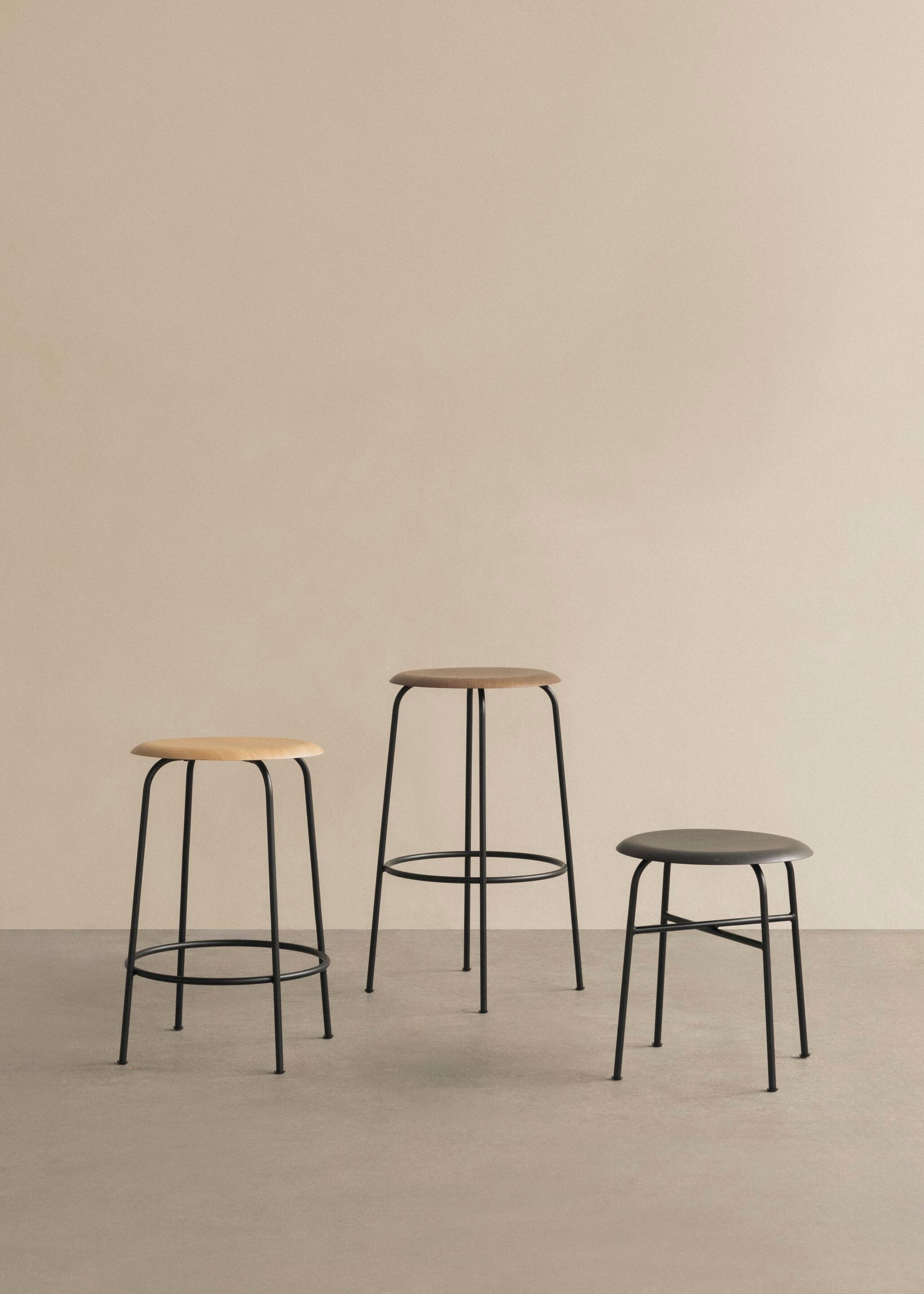 Высокий стул из стали и дерева с мягким сиденьем Audo Copenhagen Afteroom ARCH-00115686 - Вид №10