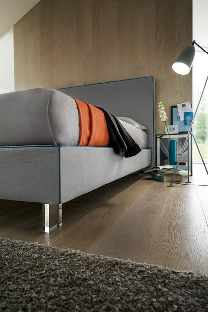 Felis Двуспальная кровать из ткани с высоким изголовьем Bed stories sun-id-1365984 - Вид №2