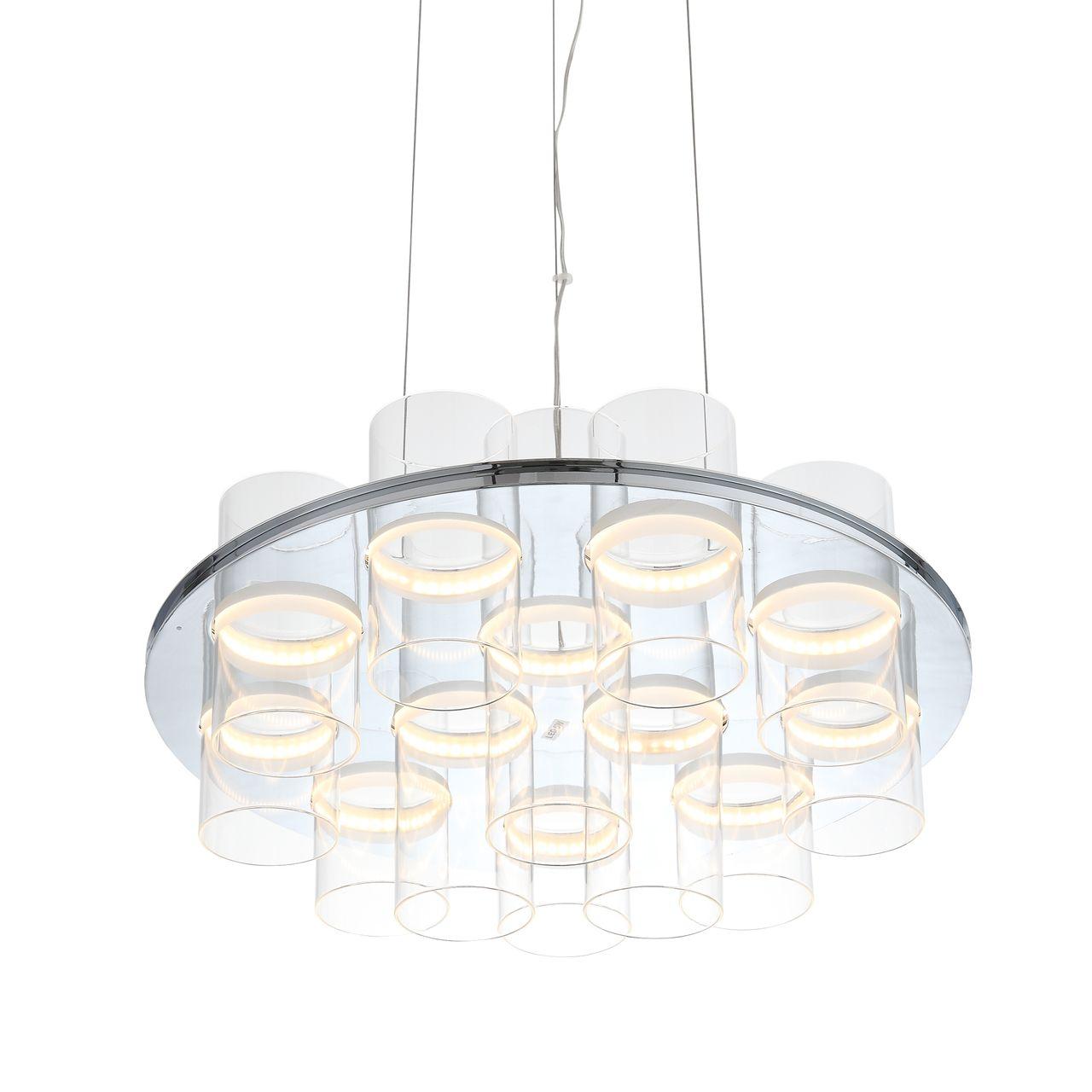Подвесная светодиодная люстра ST Luce Biciere SL430.103.12 ST LUCE ДИЗАЙНЕРСКИЕ, BICIERE 222798 Хром  - Вид №3