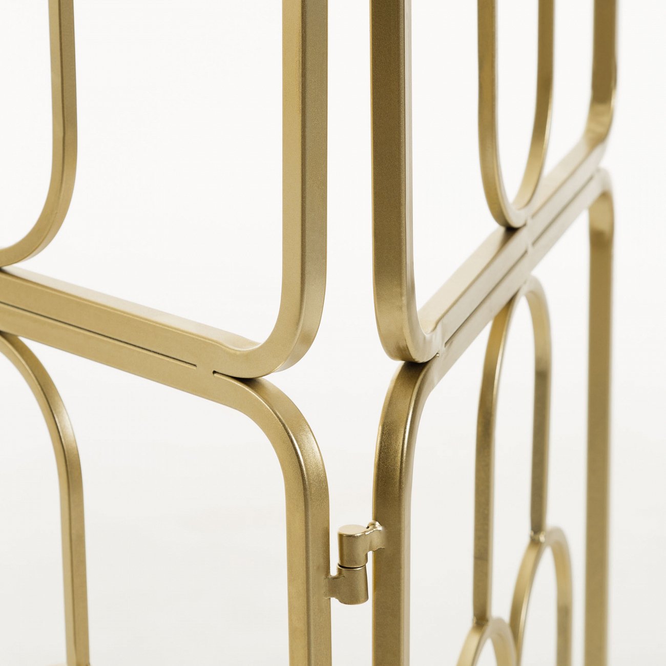 Ширма металлическая золотая Dai от La Forma LA FORMA  00-3865011 Золото  - Вид №2