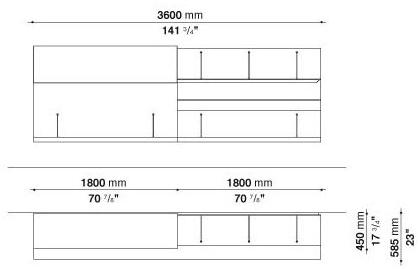 B&B Italia Комод с распашными дверцами Pab sun-id-1362914 - Вид №15