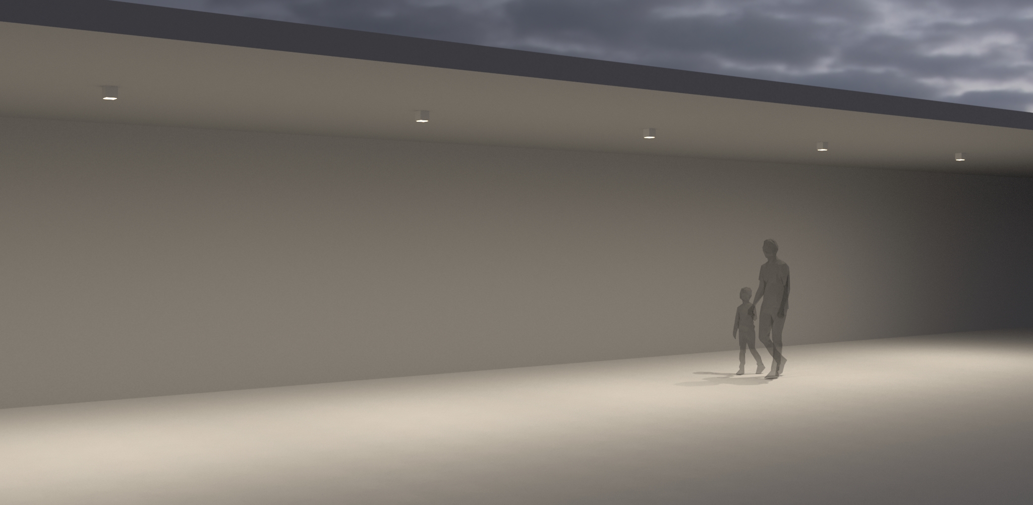 1011615 Потолочный светильник Platek MINI ONE Plafone  MINI ONE Bollard - 1 LED 3000K diffuse  - Вид №3