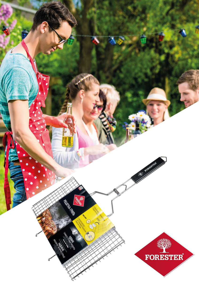 82641623 Решетка-гриль Forester 26х45 см STLM-0032744 Santreyd  - Вид №11