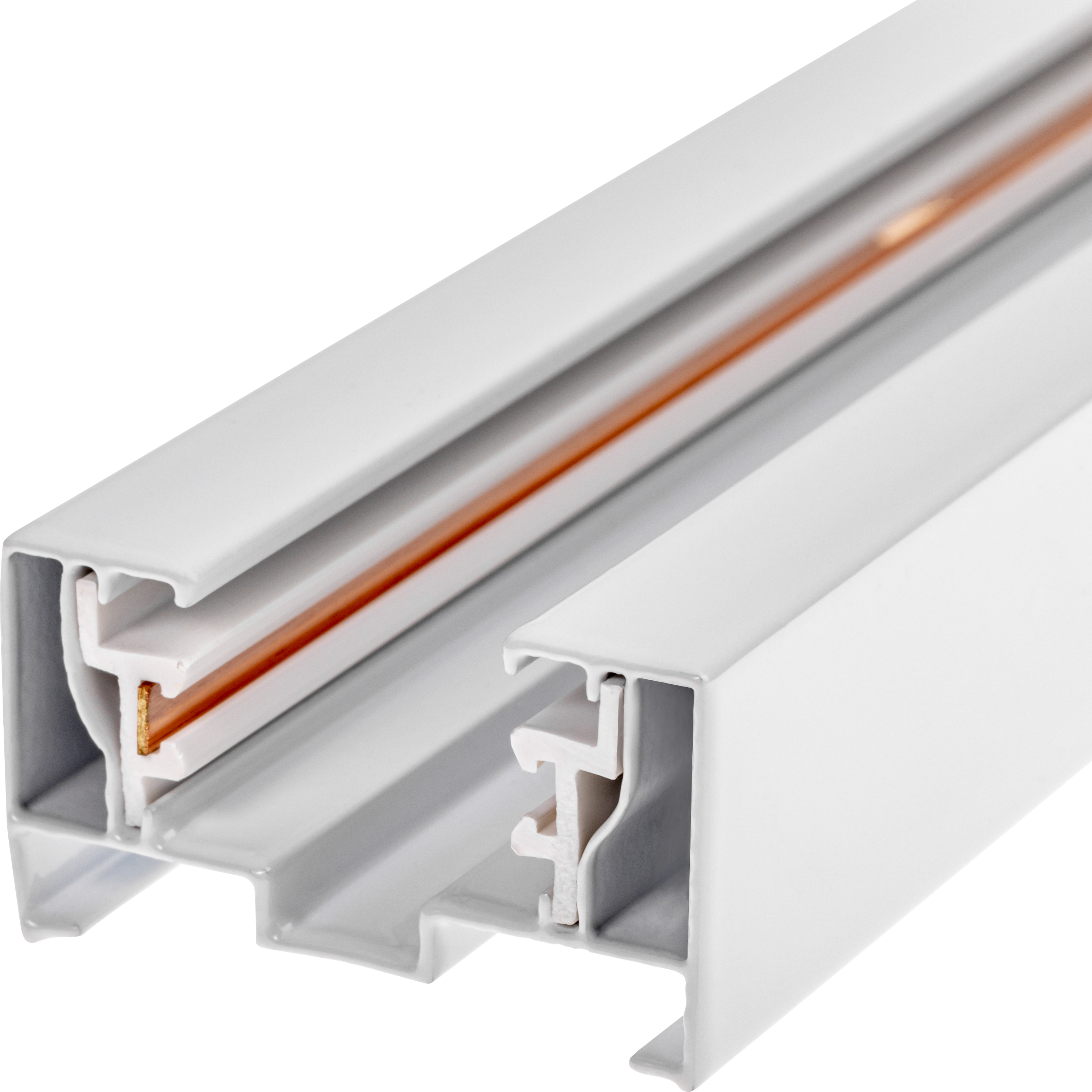 RITTER Трековый шинопровод однофазный белый 1м с коннектором 84846957 STLM-0056102 - Вид №3