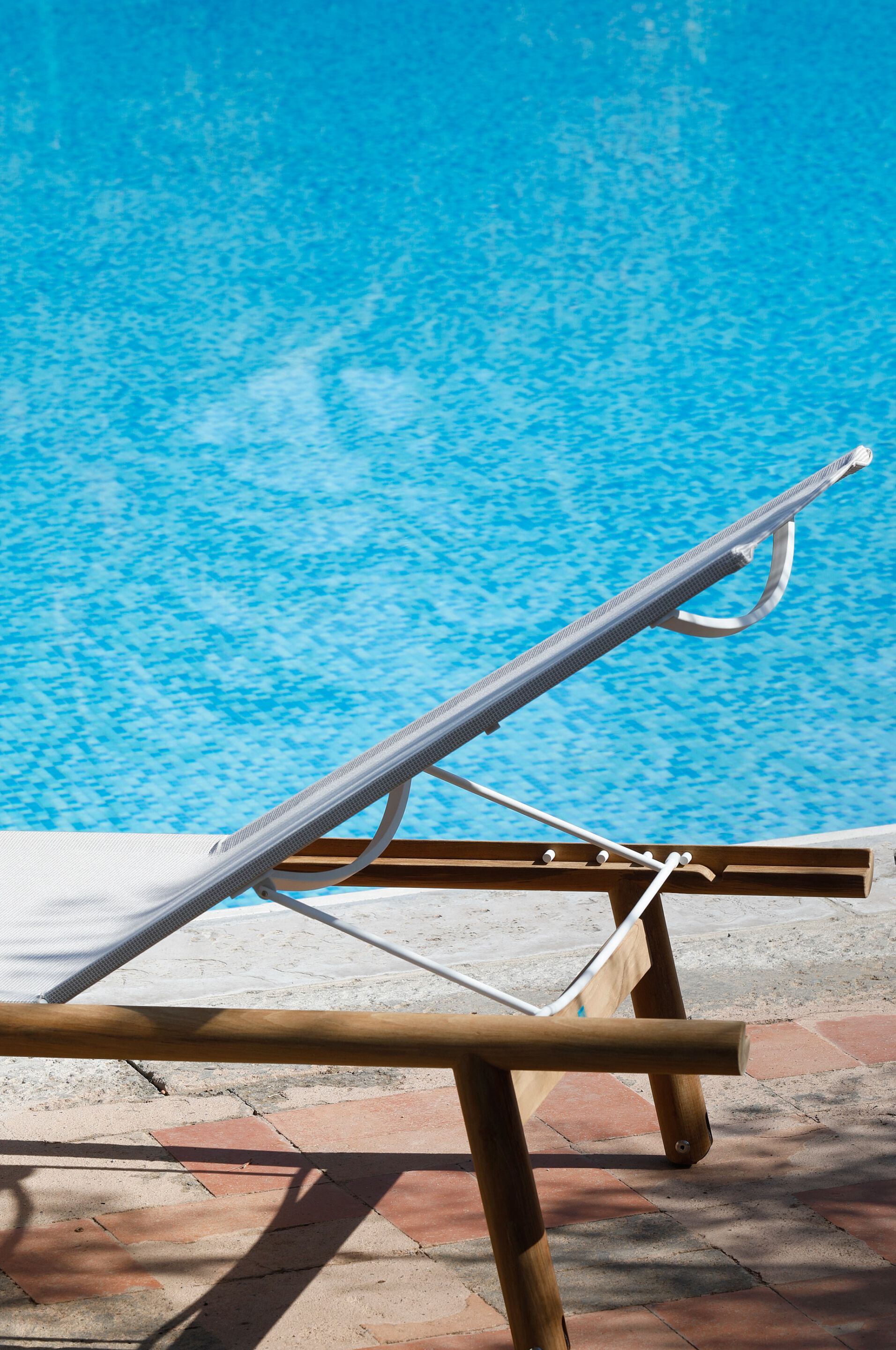 Садовая кровать с откидной спинкой из технической ткани Unopiù Pevero ARCH-00079511 - Вид №4