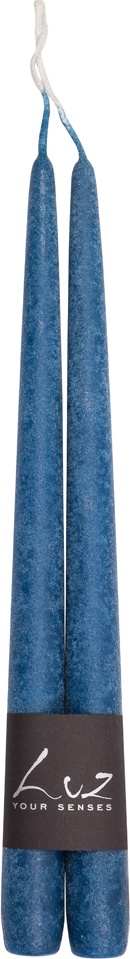 10602852 Luz your senses Набор свечей Luz your senses "Рустик" 30см, 2 шт (темно-синий) Парафин 