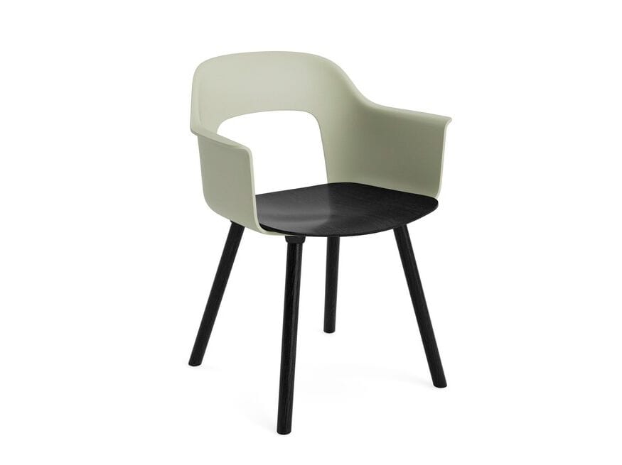 Подлокотник из полипропилена с деревянным сиденьем Hay макет ARCH-00040504 - Вид №25