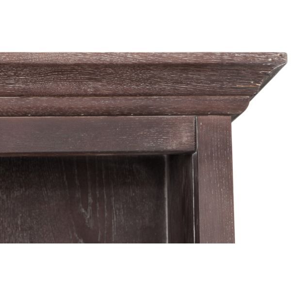 Шкаф книжный узкий коричневый PUSHA MH INTERIORS 062942 Коричневый  - Вид №6