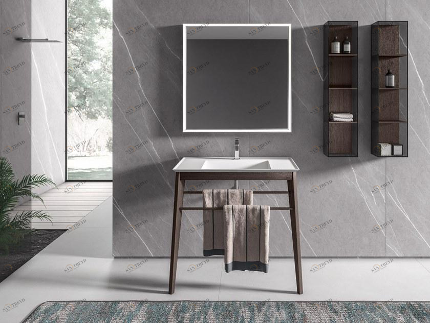 BMT Тумба под умывальник с вешалкой для полотенец Ikon Ik-09