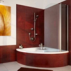 Шторка на ванну 90x150 GV-602R GUTEWETTER LUX PEARL
