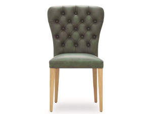 Кожаный стул capitonné