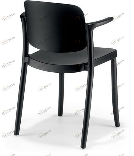 COLOS Стул из полипропилена штабелируемый с подлокотниками Piazza sun-id-1480609