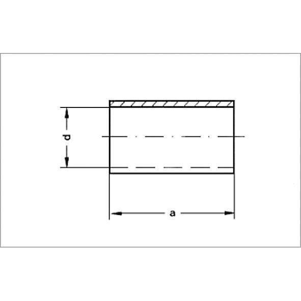 15270S28 SANHA 5270S муфта, медь, подвижная 28 мм  - Вид №1