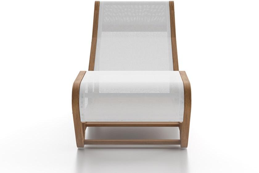 Atmosphera Садовая кушетка из тика и текстиля Infinity In.lt. - Вид №2