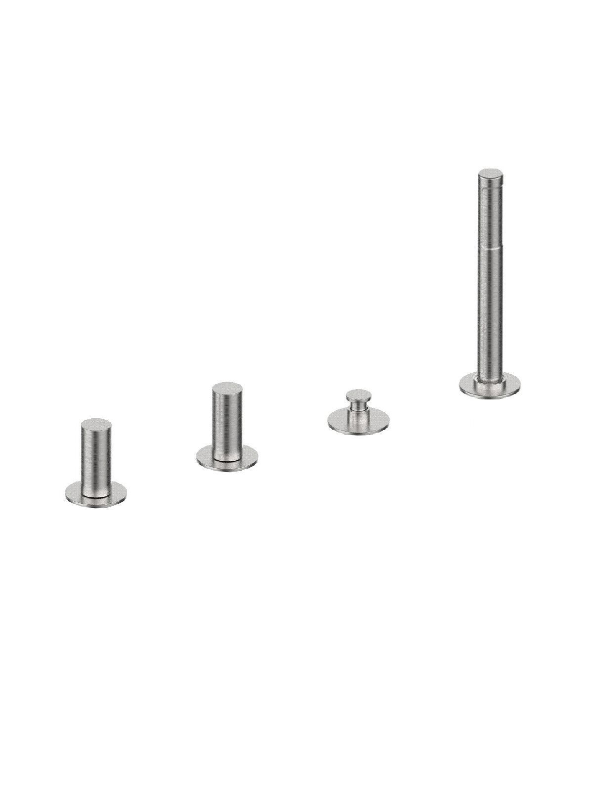 Смеситель для ванны с 4 отверстиями и ручным душем Rubinetterie Frattini Pepe XL ARCH-00026690 - Вид №7