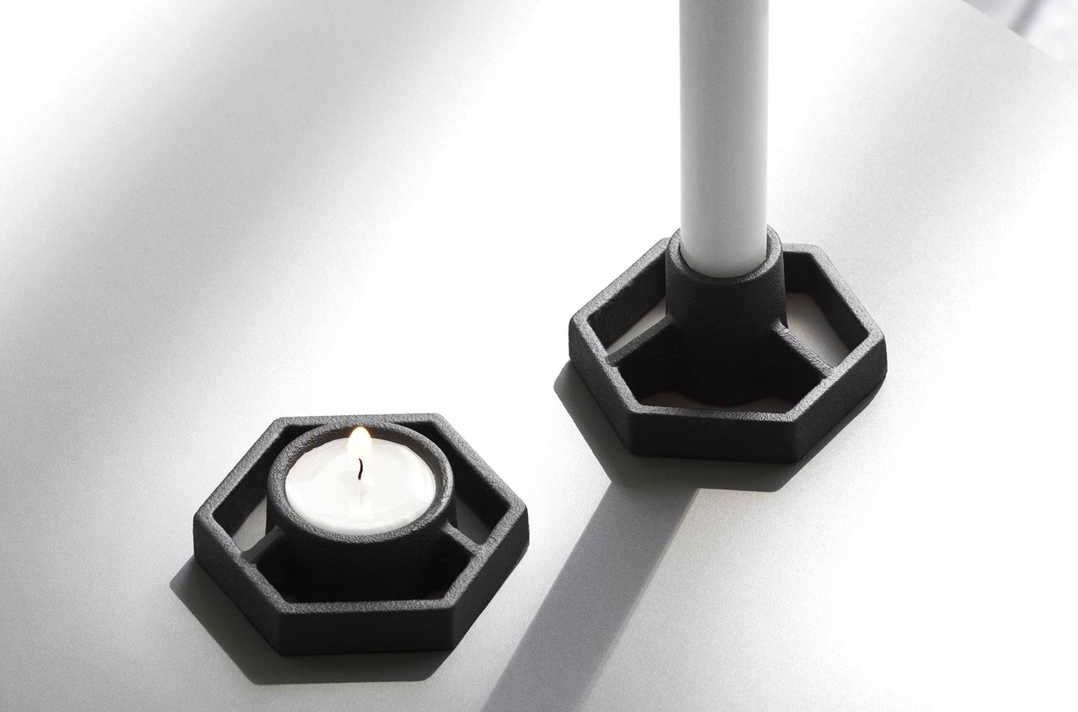 5000010 Подсвечник Prism 1 Black Normann Copenhagen  - Вид №2