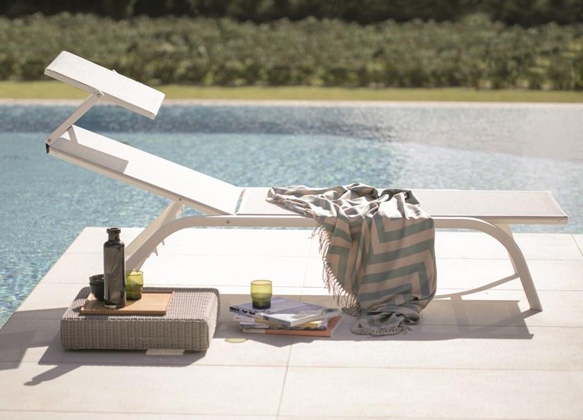 Unopiù Шезлонг из технической ткани штабелируемый Panarea Panlebb - Вид №1