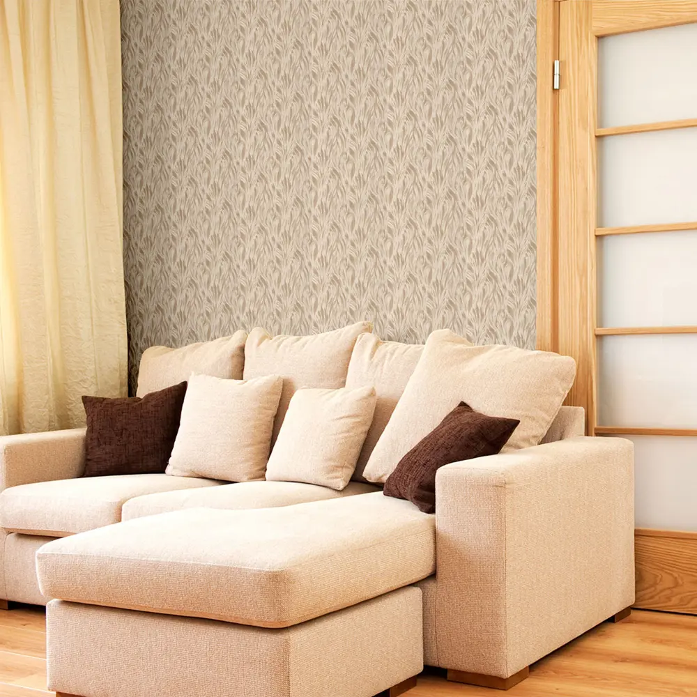 Обои флизелиновые Home Color Flame бежевые 1.06 м 362-12 15831042 STLM-2103803 - Вид №2