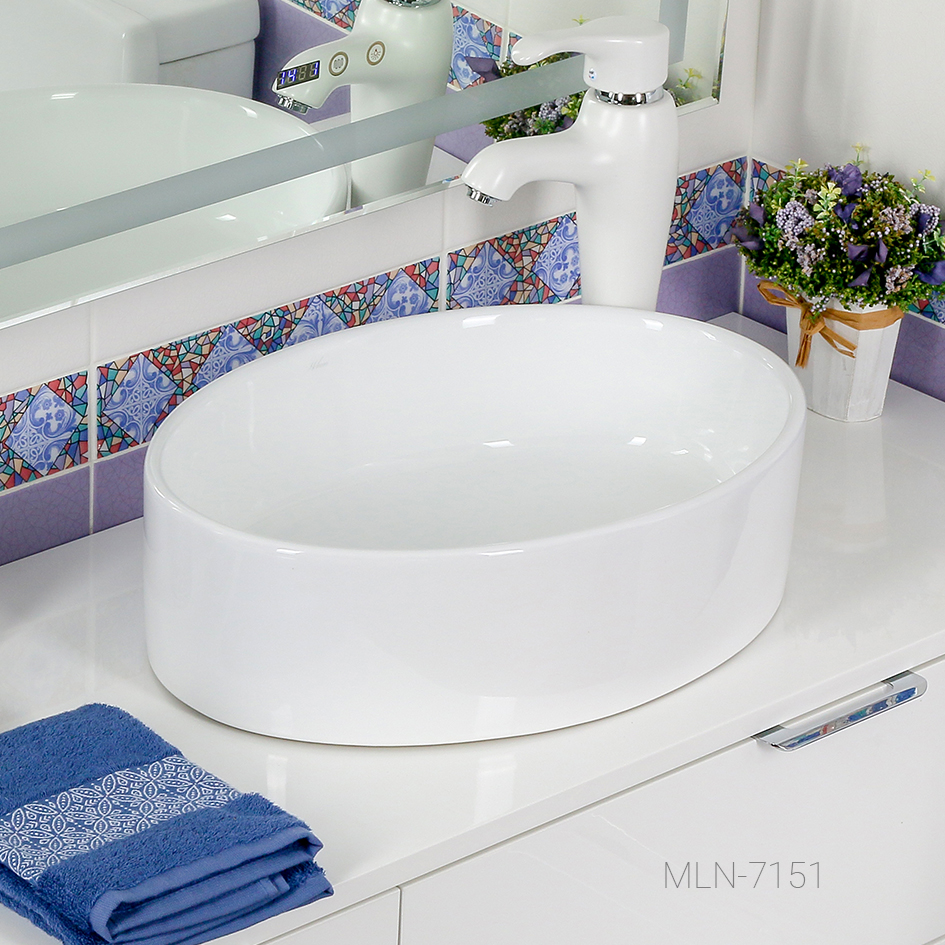 Накладная раковина melana mln-7151 7151-805