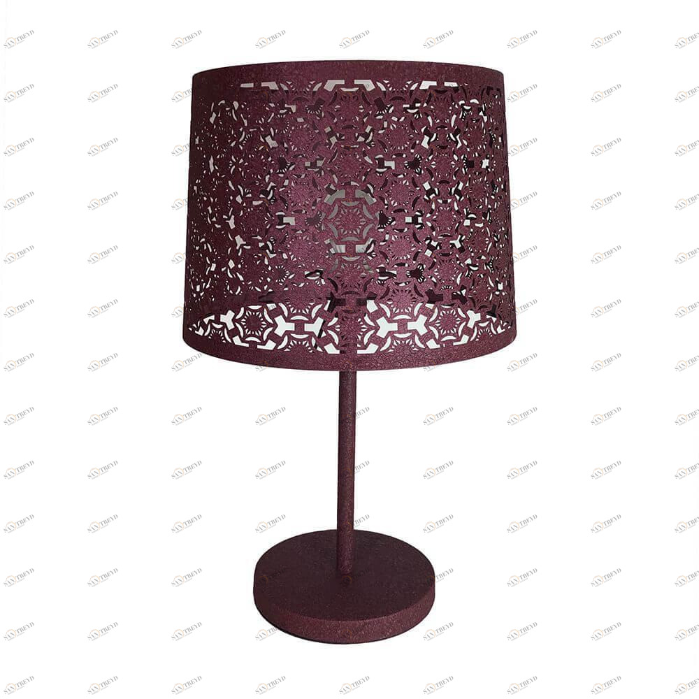 Лампа настольная бордовая Seven Fires "Карвед" 39106.04.68.01C SEVEN FIRES КАРВЕД 00-3907854 Фиолетовый 