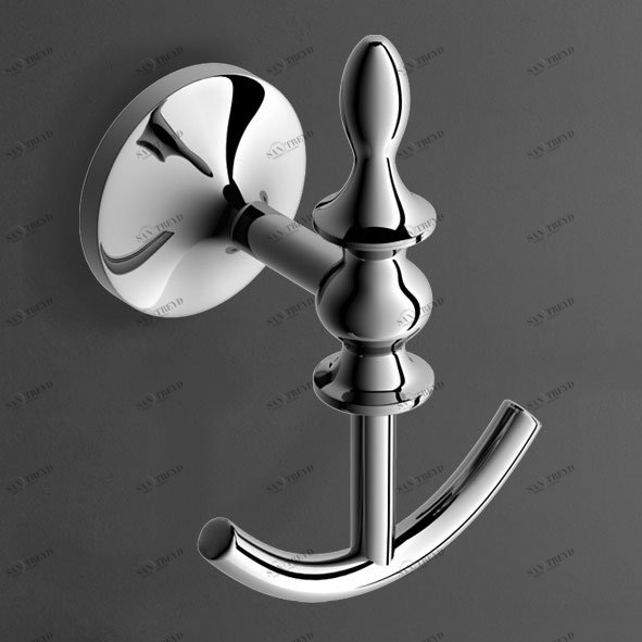 Двойной крючок ART&MAX BOHEMIA AM-E-4286B-Cr 