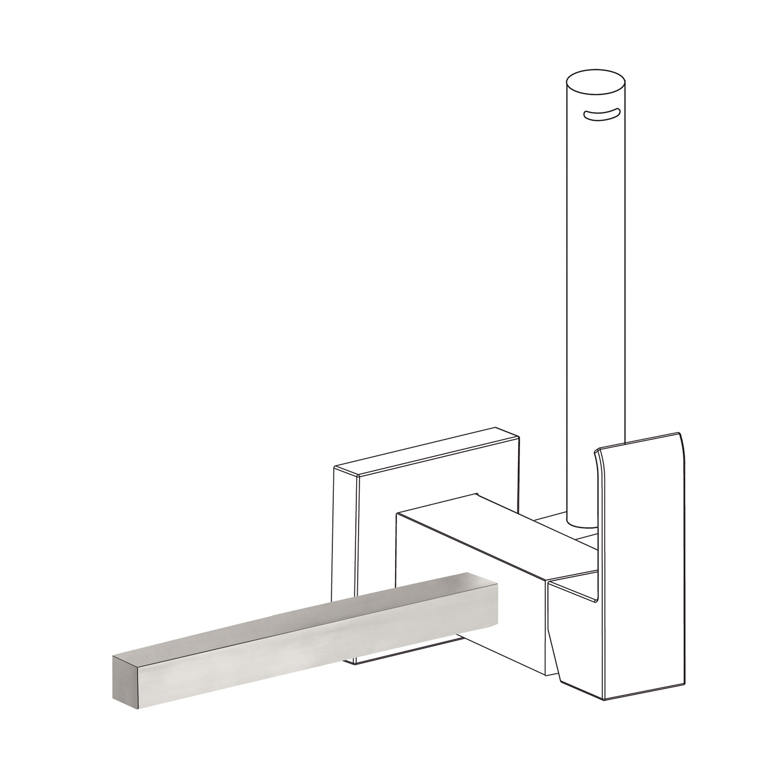 Аксессуар для полотенцесушителя для смесителя унитаза с душем-03412402AC TRES 