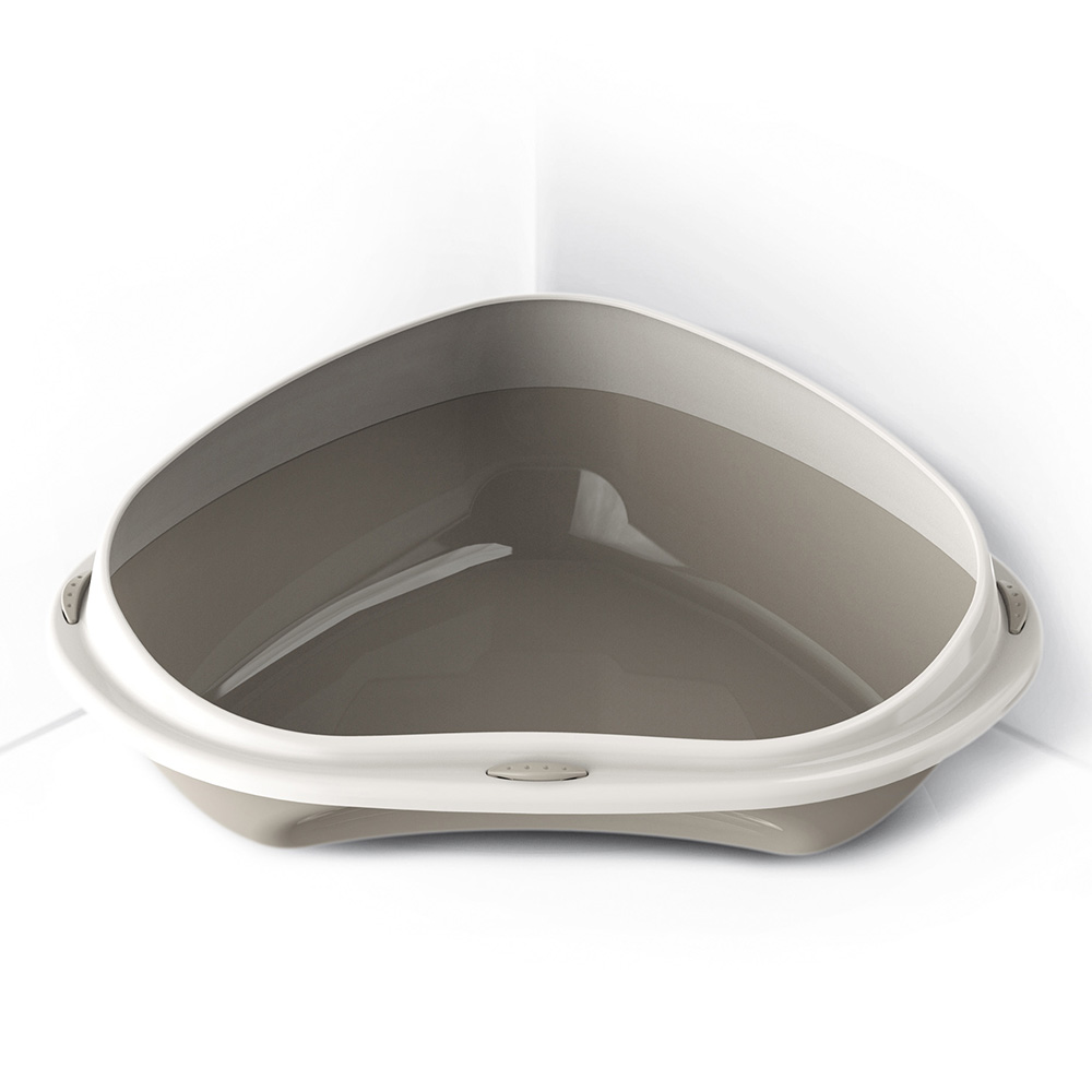 ПР0059423 Туалет для кошек Shuttle Corner угловой с бортом 58см SAVIC 