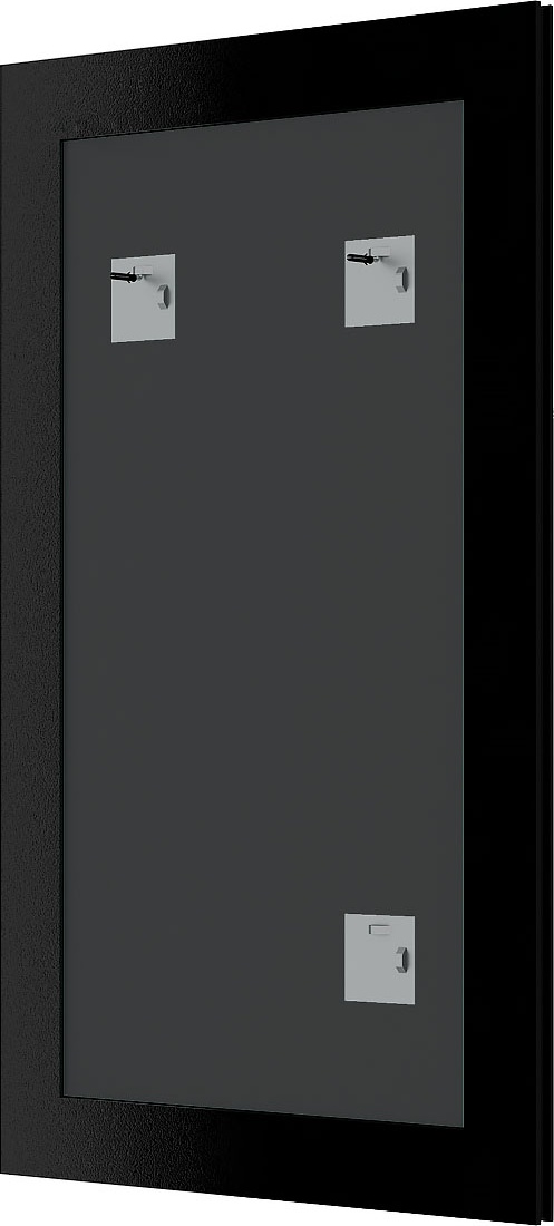 BY 3220 Зеркало в багетной раме - травленое серебро 99 mm EVOFORM Definite - Вид №1