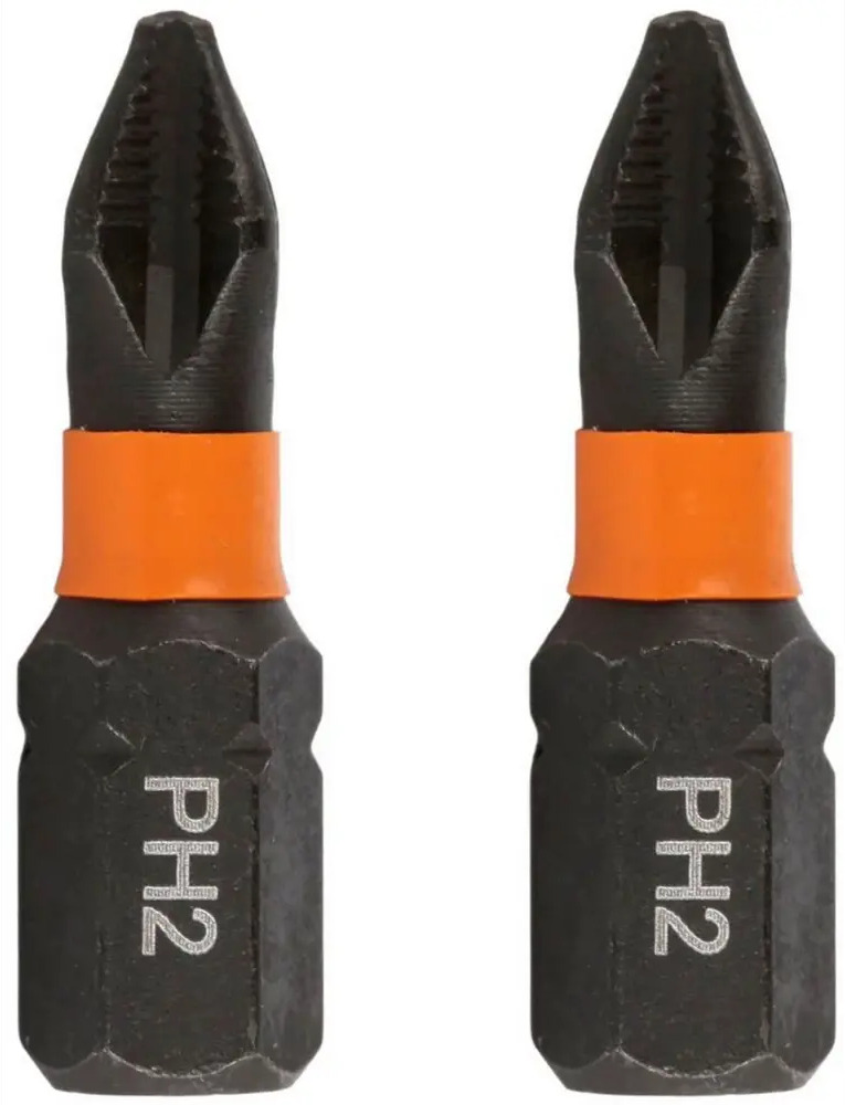 Магнитная бита RAGE PH2 25 мм для точного монтажа (2 шт) 89369259