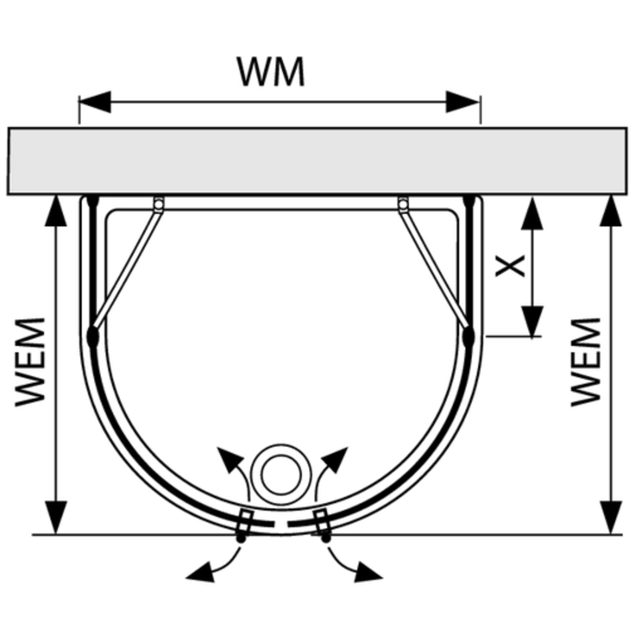 230.706120 Magic Circle Collection душевая кабина Duscholux 45676 - Вид №2