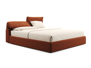 Мягкая кровать из ткани