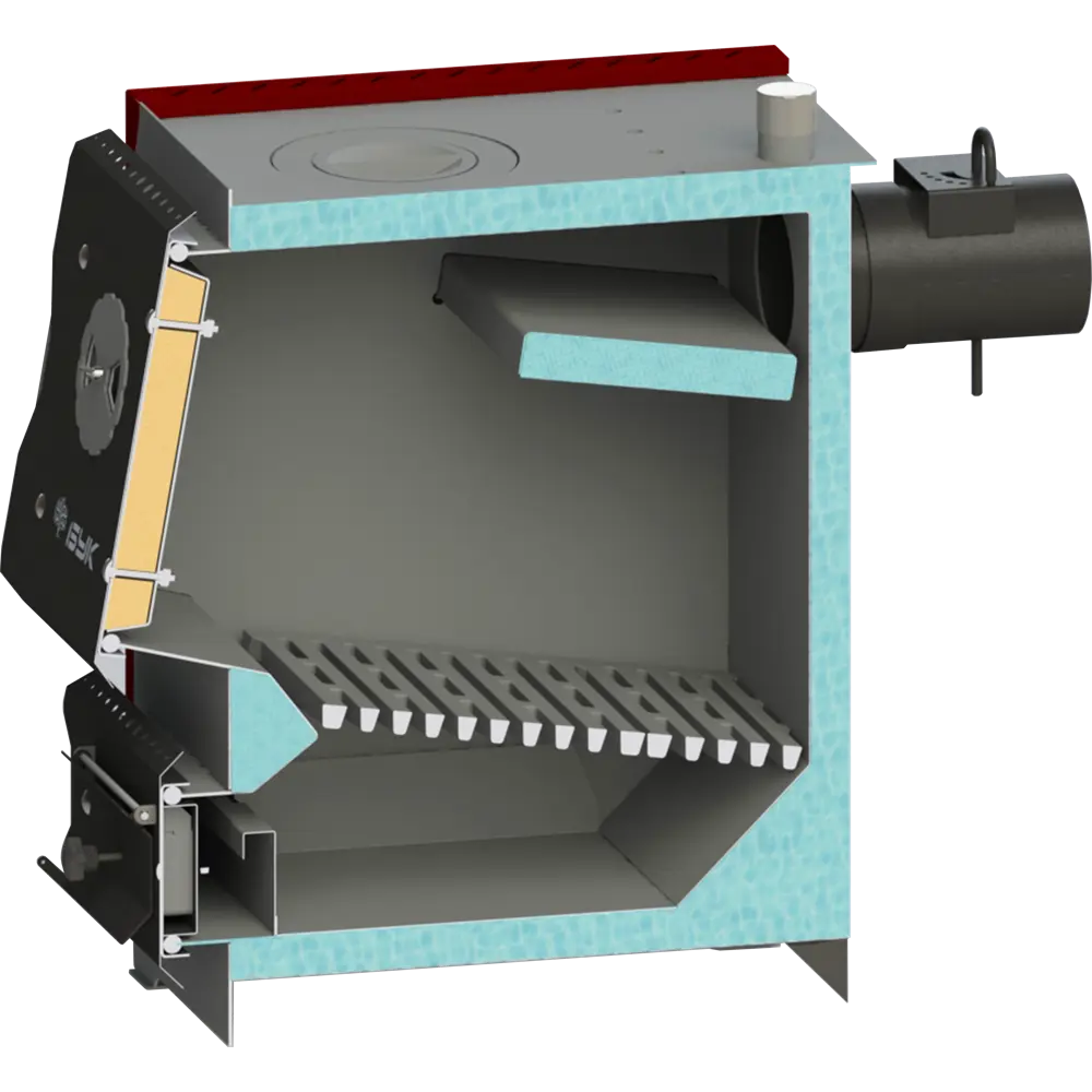 Котел твердотопливный Zota Бук-10 BK4931120010 10 кВт STLM-2058385 - Вид №3