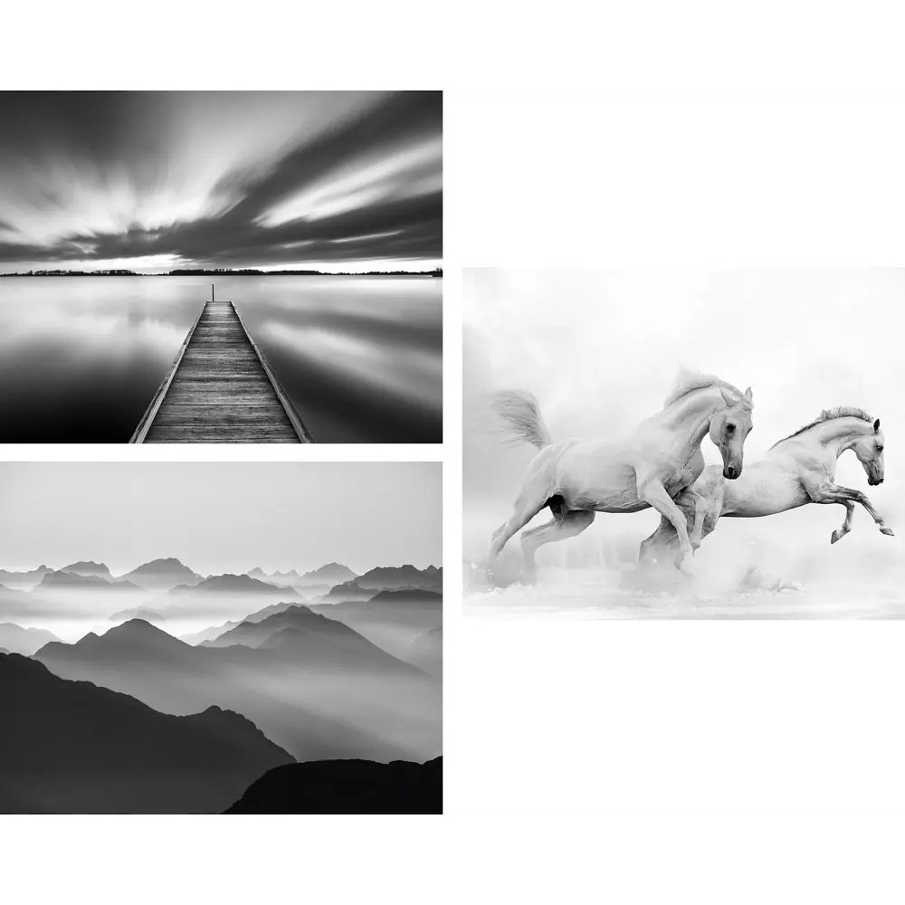 Постер Прекрасный мир 50x70 см 3 шт АРТ ДИЗАЙН STLM-2009558