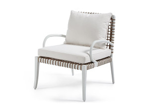 Алюминиевый садовый стул с подлокотниками