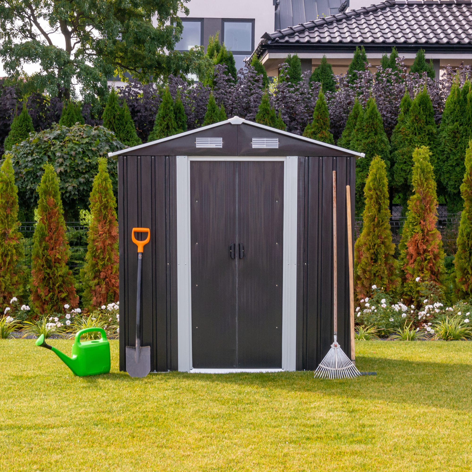 84759918 Хозблок металлический 1.25x1.95x1.97 см Santreyd  - Вид №5