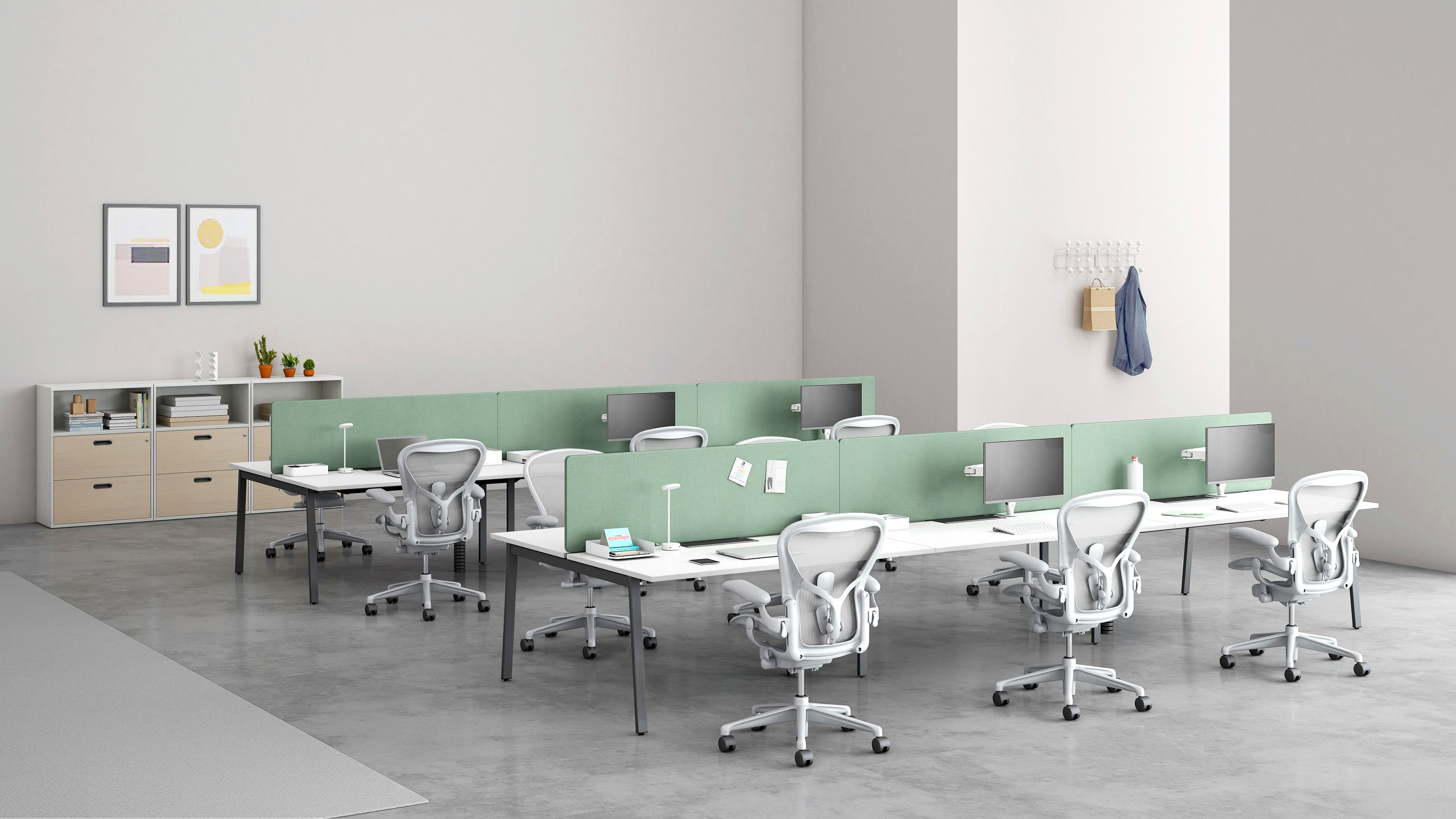 5-спицевое вращающееся офисное кресло с колесами Herman Miller Aeron ARCH-00152986 - Вид №23