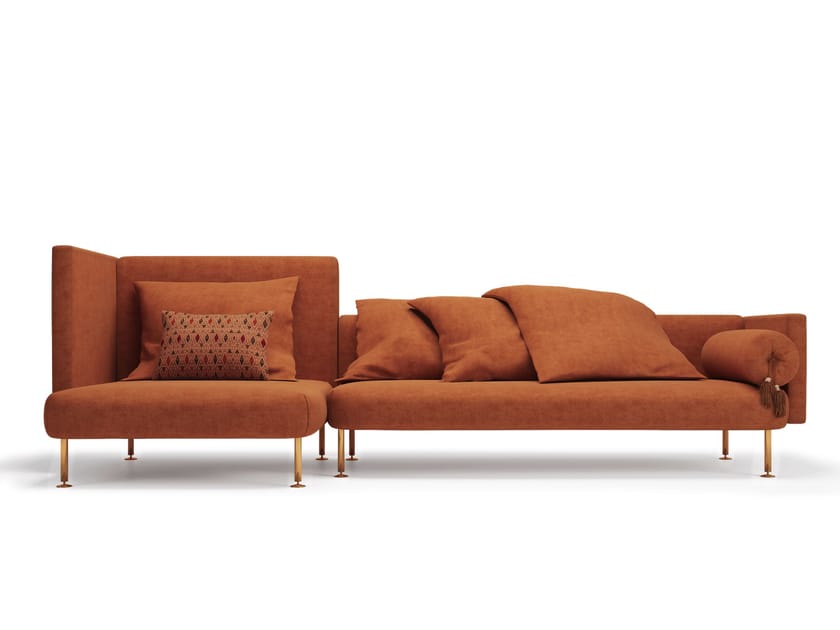 Тканевый диван с полуостровом HANNABI MODEL NO.09 ARCH-00065266