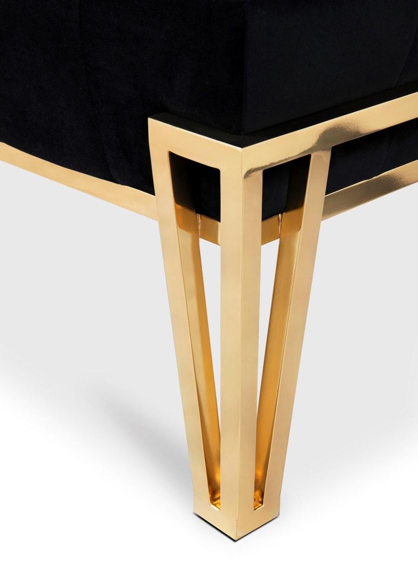 LUXXU Стеганая скамья, обитая бархатом Nubian sun-id-1437524 - Вид №3