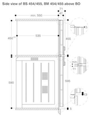 Gaggenau Комбинированная микроволновая печь Serie 400 Bm454100 - Вид №2