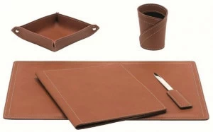 LIMAC design FIRESTYLE Рабочий стол из регенерированной кожи  Stas05cc