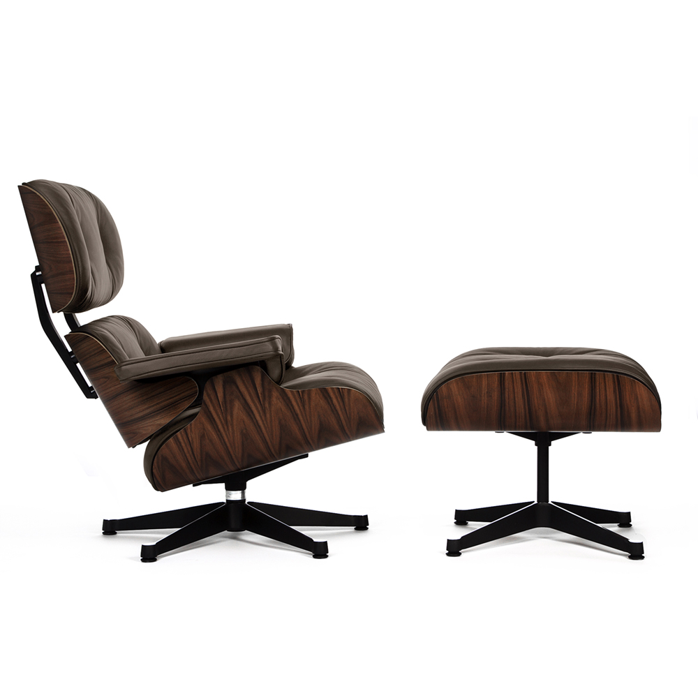 Кресло Eames Style Lounge Chair палисандр коричневое SOHO DESIGN ДИЗАЙНЕРСКИЕ, LOUNGE CHAIR 131493 Венге  - Вид №2