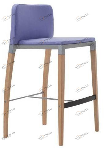 Segis Табурет высокий, обитый тканью, со спинкой Zenith G0002